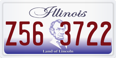 IL license plate Z563722