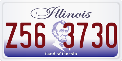 IL license plate Z563730