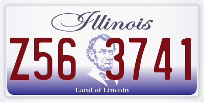 IL license plate Z563741