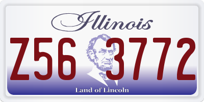 IL license plate Z563772