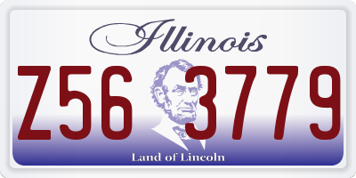 IL license plate Z563779