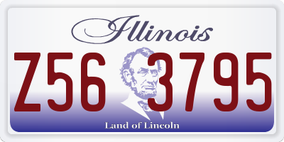 IL license plate Z563795