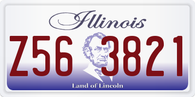 IL license plate Z563821