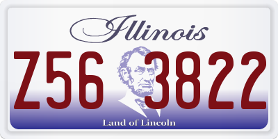 IL license plate Z563822