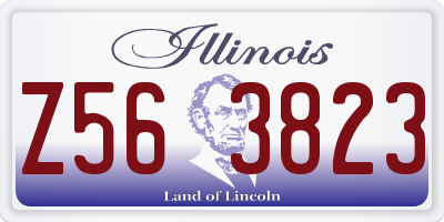 IL license plate Z563823