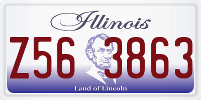 IL license plate Z563863