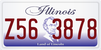 IL license plate Z563878