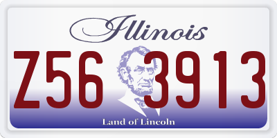 IL license plate Z563913