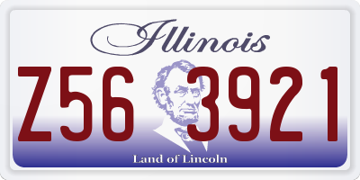 IL license plate Z563921
