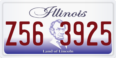 IL license plate Z563925