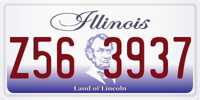 IL license plate Z563937
