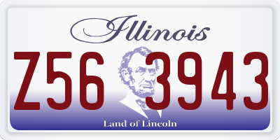 IL license plate Z563943