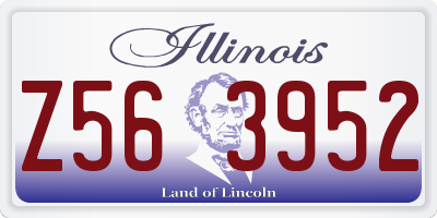 IL license plate Z563952