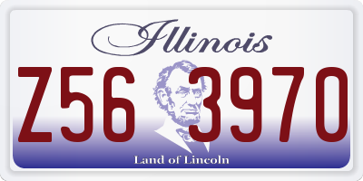 IL license plate Z563970