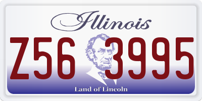 IL license plate Z563995