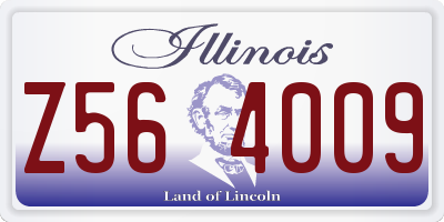 IL license plate Z564009