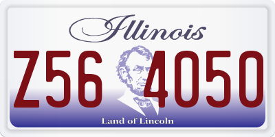 IL license plate Z564050