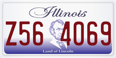 IL license plate Z564069