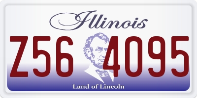 IL license plate Z564095