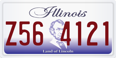 IL license plate Z564121
