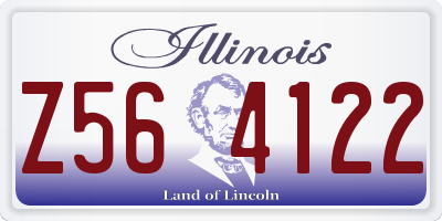 IL license plate Z564122