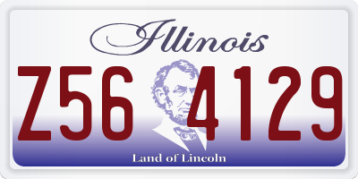 IL license plate Z564129