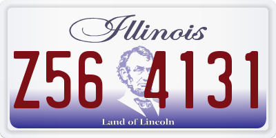 IL license plate Z564131