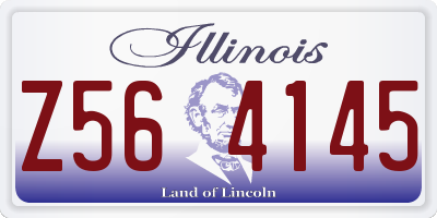 IL license plate Z564145