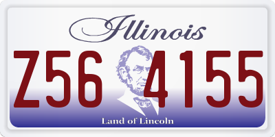 IL license plate Z564155