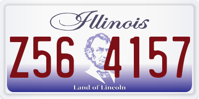 IL license plate Z564157
