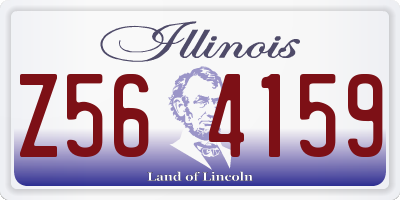 IL license plate Z564159