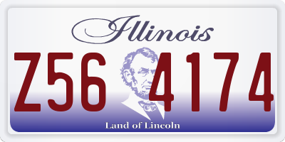 IL license plate Z564174