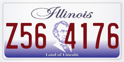 IL license plate Z564176