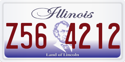 IL license plate Z564212