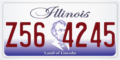 IL license plate Z564245