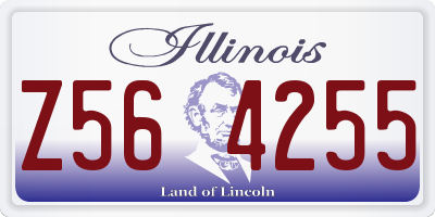 IL license plate Z564255