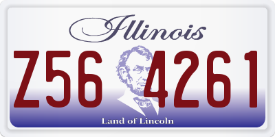 IL license plate Z564261