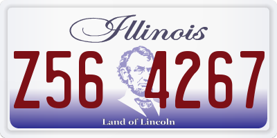 IL license plate Z564267