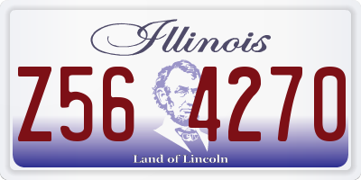IL license plate Z564270