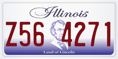 IL license plate Z564271