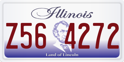 IL license plate Z564272