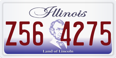 IL license plate Z564275