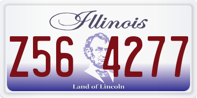 IL license plate Z564277