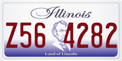 IL license plate Z564282