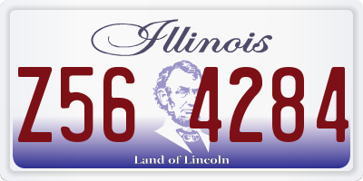 IL license plate Z564284