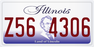 IL license plate Z564306