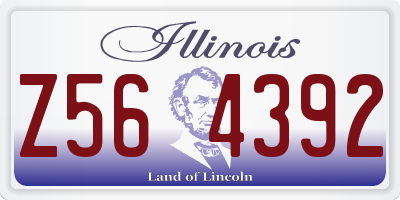 IL license plate Z564392