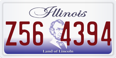 IL license plate Z564394