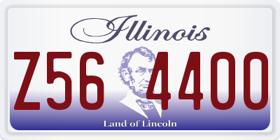 IL license plate Z564400