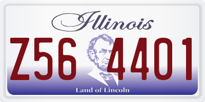 IL license plate Z564401